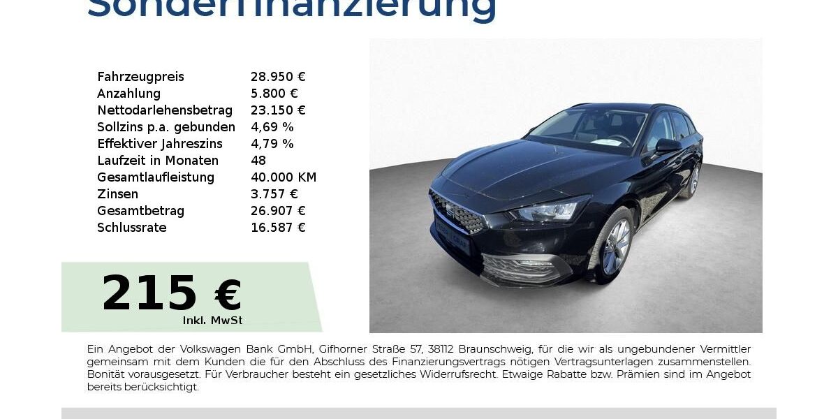 Seat Leon 7.700 km 28.950 &euro; Schwabach 91126