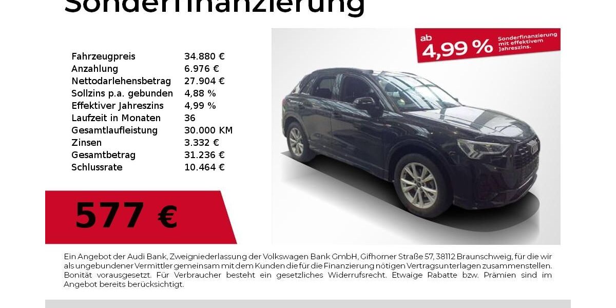 Audi Q3 7.006 km 34.880 &euro; Nürnberg 90441