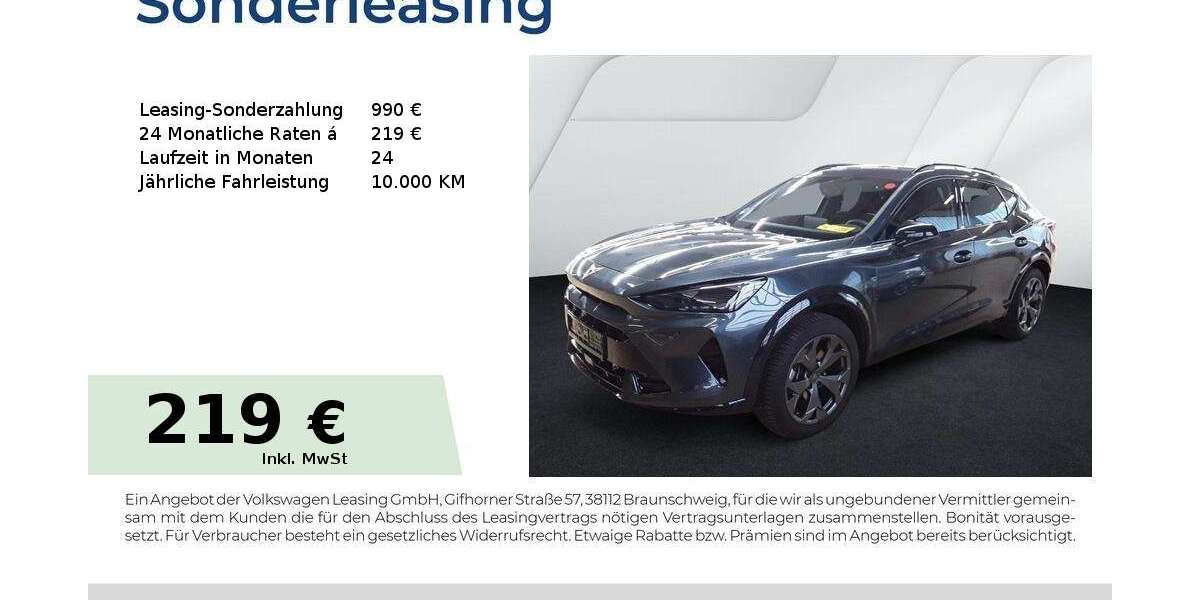 Cupra Formentor 16.100 km 33.950 &euro; Roth 91154