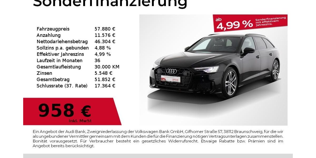 Audi A6 6.370 km 51.880 &euro; Nürnberg 90441
