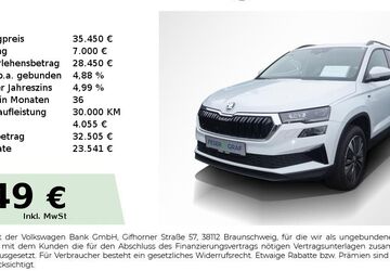 Skoda Karoq 5.500 km 35.450 &euro; Lauf an der Pegnitz 91207