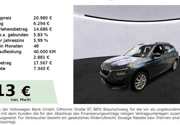 Skoda Kamiq 43.750 km 20.980 &euro; Nürnberg 90431