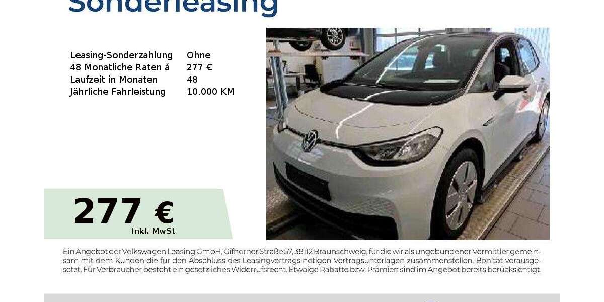 VW ID.3 45.274 km 20.604 &euro; Nürnberg 90411