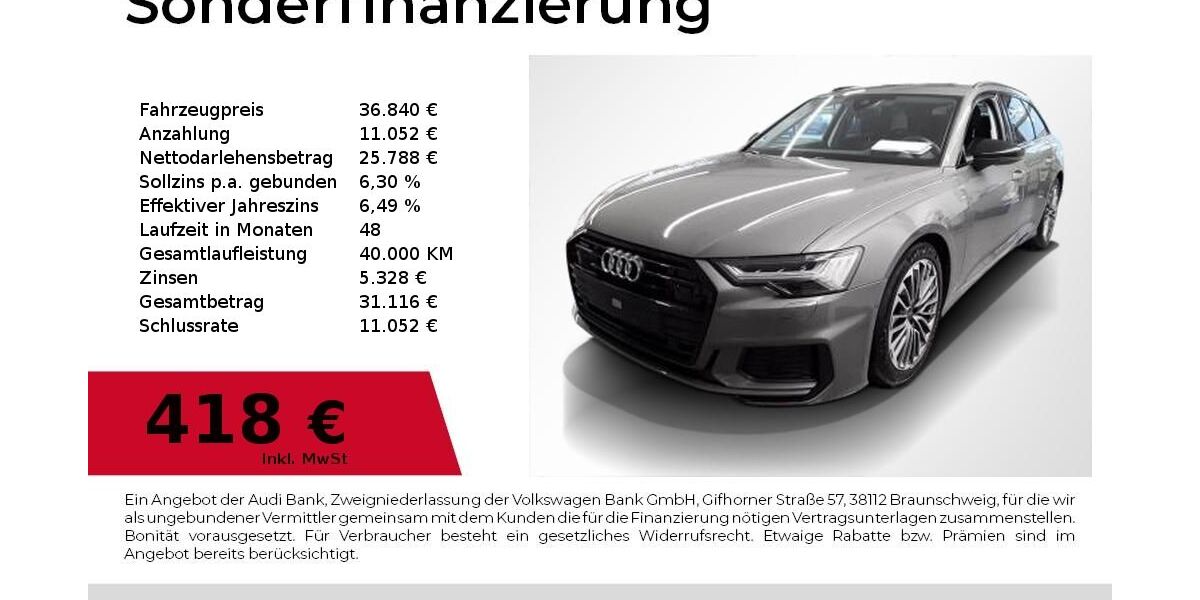 Audi A6 86.300 km 36.840 &euro; Nürnberg 90411