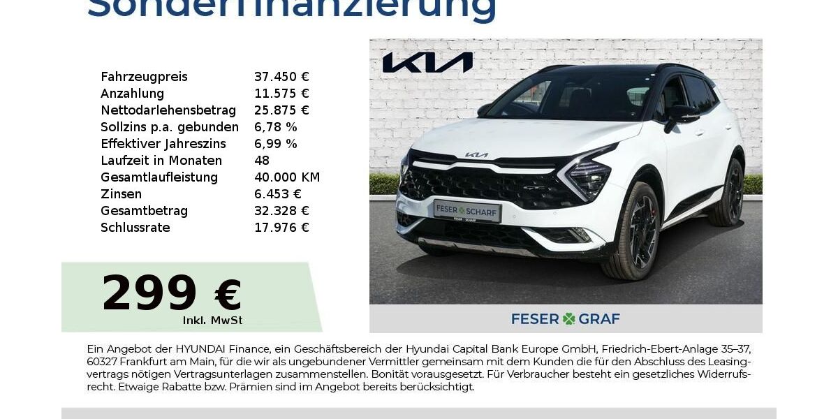 Kia Sportage 12.283 km 37.350 &euro; Schwabach 91126