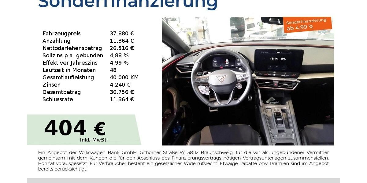 Cupra Leon 37.350 km 37.880 &euro; Nürnberg 90441