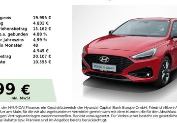 Hyundai i30 10.302 km 18.995 &euro; Fürth 90763