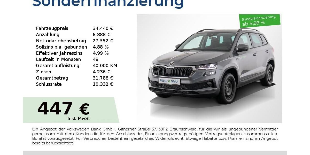 Skoda Karoq 9.900 km 33.330 &euro; Nürnberg 90441
