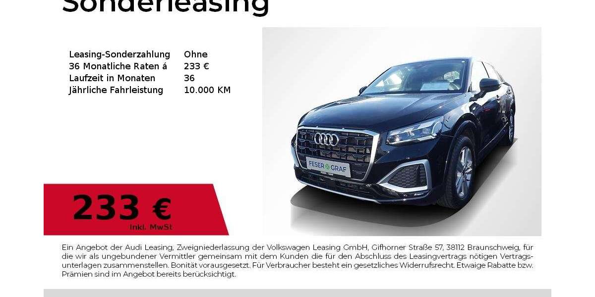 Audi Q2 4.281 km 26.060 &euro; Erlangen 91058