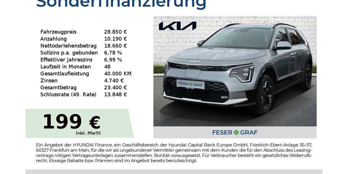 Kia e-Niro 31.566 km 28.850 &euro; Roth 91154