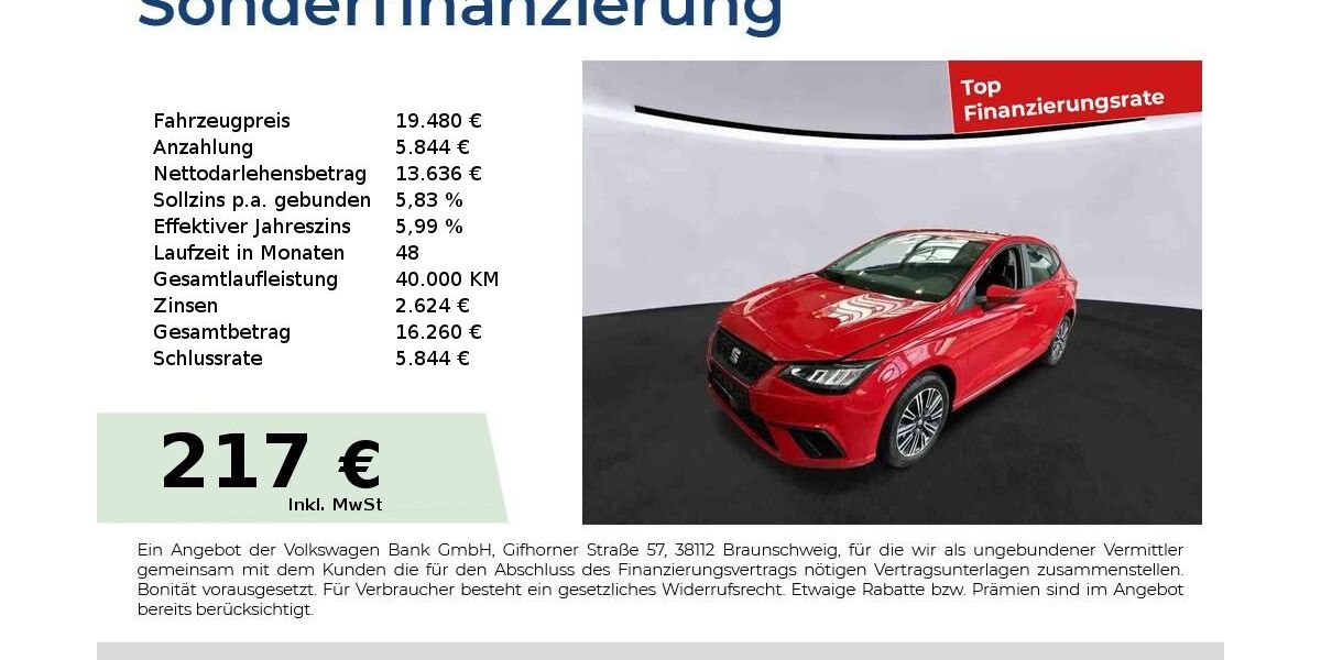 Seat Ibiza 29.250 km 19.480 &euro; Nürnberg 90441