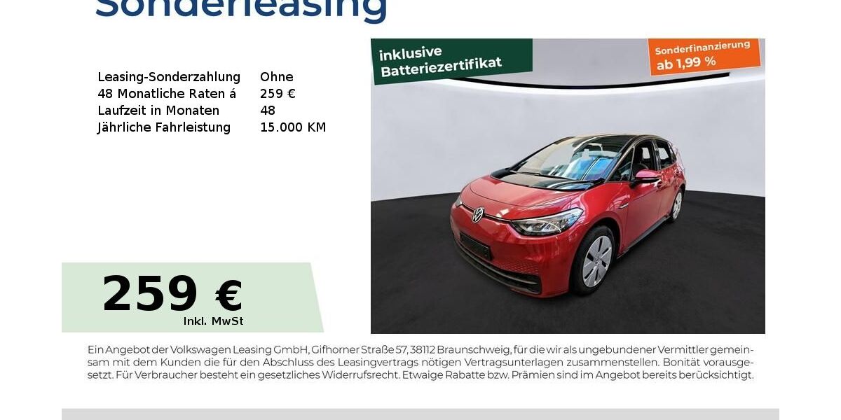 VW ID.3 75.450 km 18.740 &euro; Forchheim 91301