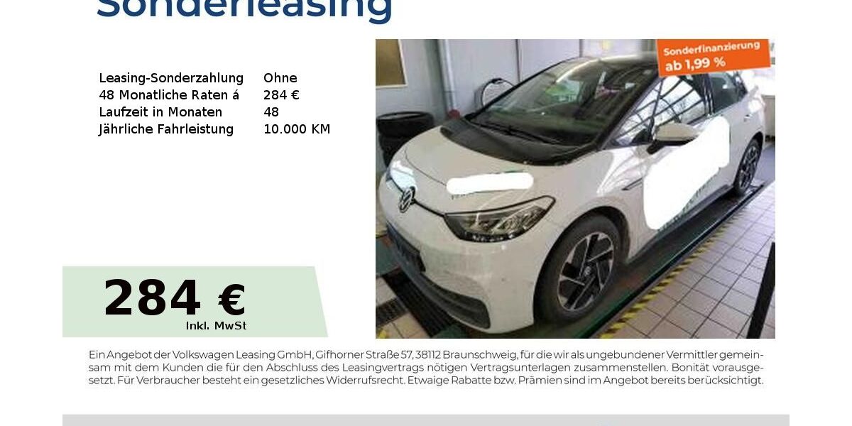 VW ID.3 45.736 km 20.604 &euro; Nürnberg 90411