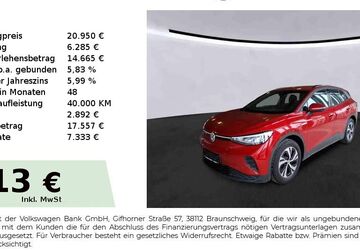 VW ID.4 57.450 km 20.950 &euro; Nürnberg 90431