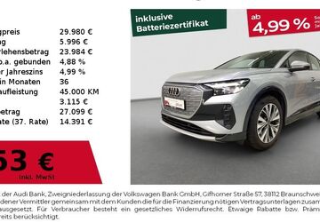 Audi Q4 65.644 km 28.980 &euro; Fürth 90763