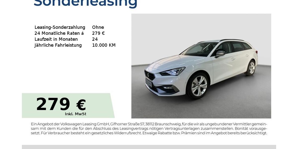 Seat Leon 14.700 km 28.980 &euro; Fürth 90763