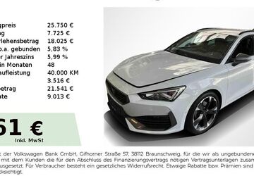 Cupra Leon 39.250 km 25.750 &euro; Nürnberg 90431