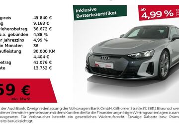 Audi e-tron GT 73.130 km 45.840 &euro; Nürnberg 90441