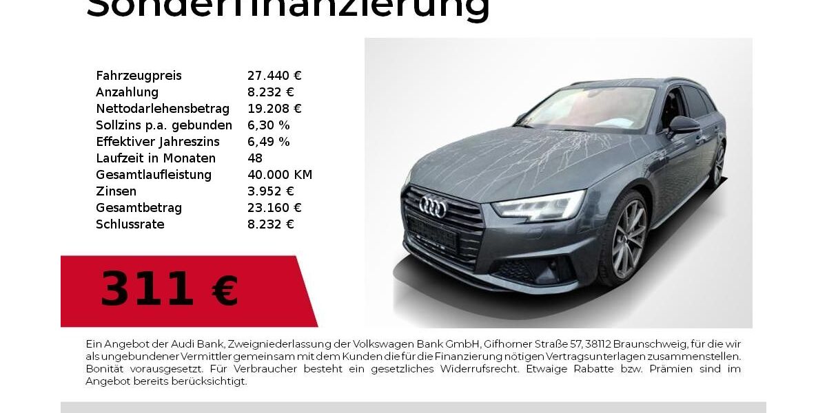 Audi A4 106.850 km 27.440 &euro; Nürnberg 90411