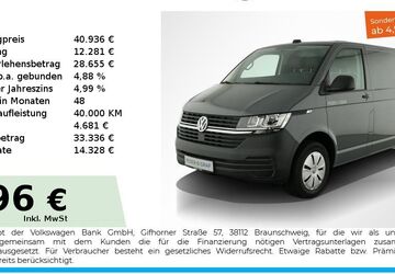 VW T6 andere 14.550 km 38.973 &euro; Nürnberg 90441