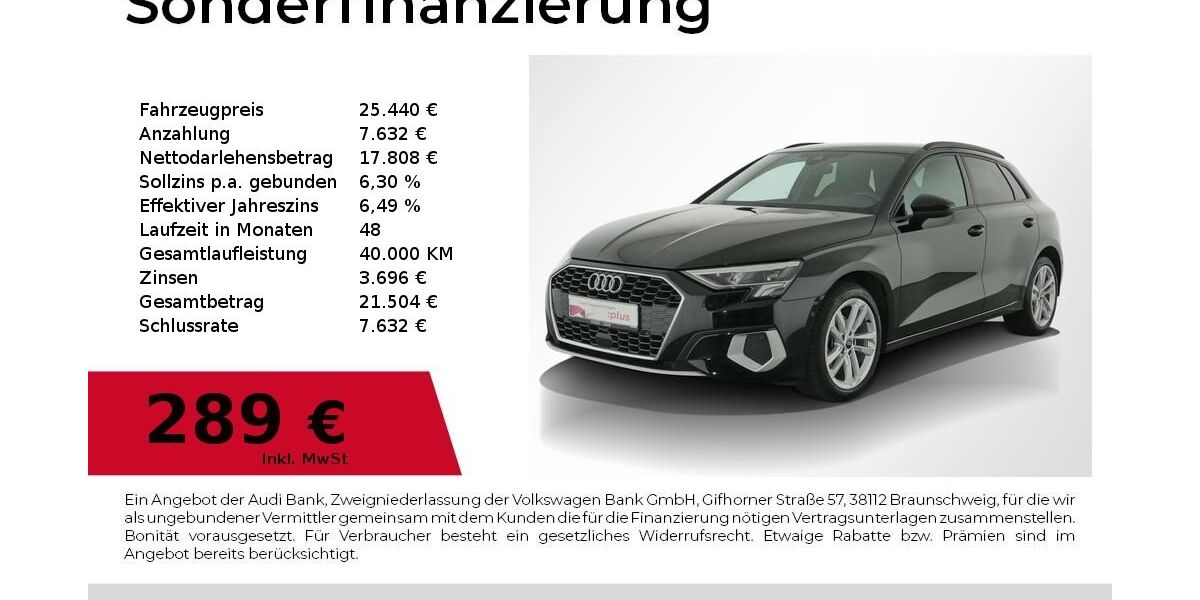 Audi A3 57.700 km 25.440 &euro; Nürnberg 90411