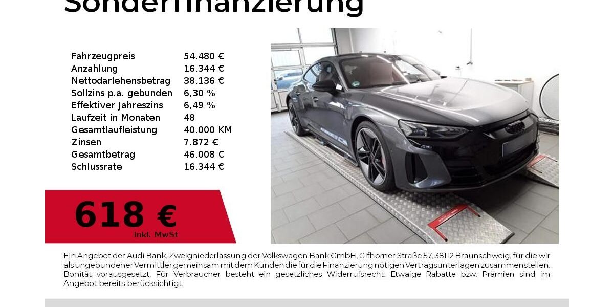 Audi RS e-tron GT 81.300 km 54.480 &euro; Nürnberg 90411