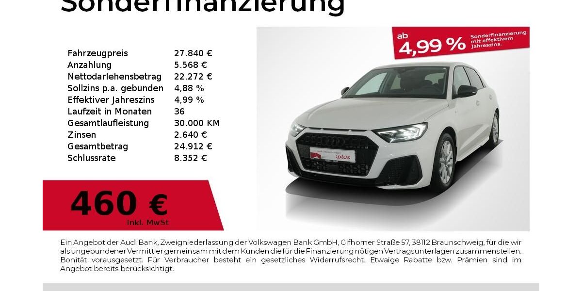 Audi A1 4.850 km 27.840 &euro; Nürnberg 90441