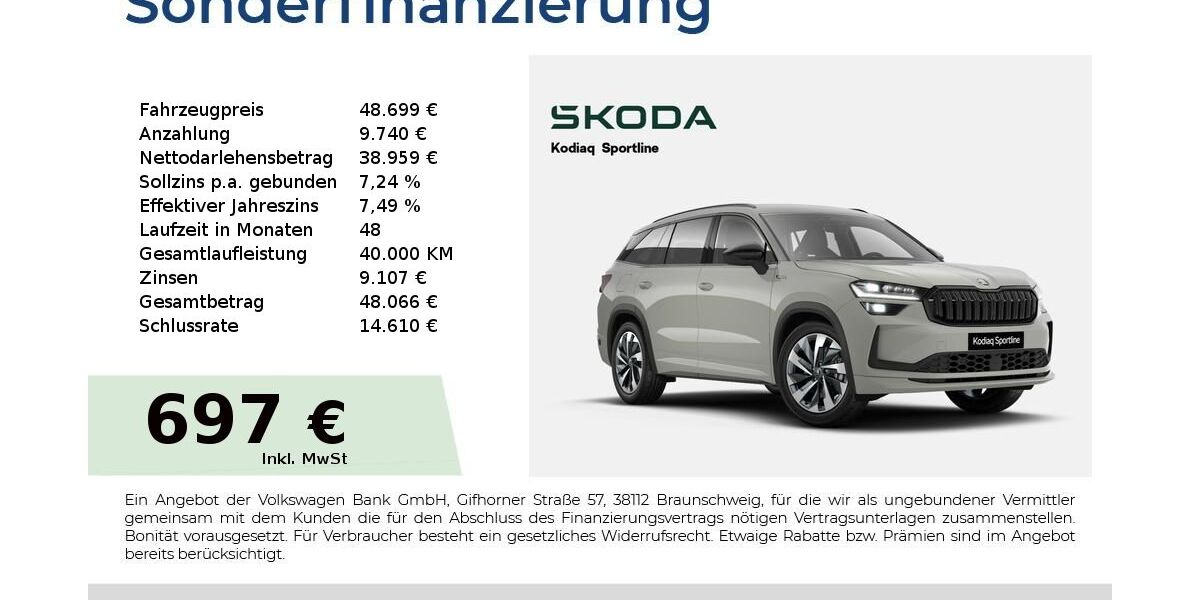 Skoda Kodiaq 9.900 km 48.699 &euro; Nürnberg 90441