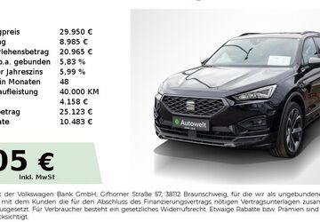 Seat Tarraco 103.950 km 29.440 &euro; Nürnberg 90431