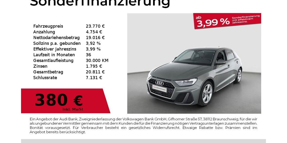 Audi A1 11.802 km 23.770 &euro; Nürnberg 90441