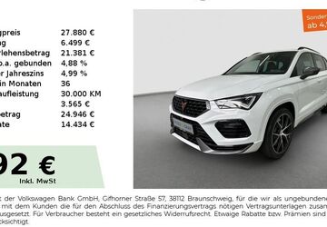 Cupra Ateca 55.968 km 27.880 &euro; Fürth 90763