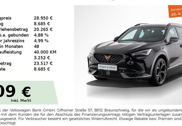 Cupra Formentor 48.350 km 28.950 &euro; Nürnberg 90441