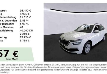 Skoda Kamiq 46.150 km 16.450 &euro; Nürnberg 90431