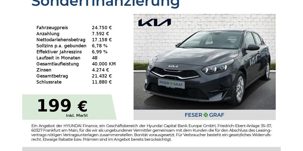 Kia ceed / Ceed 6.481 km 22.850 &euro; Schwabach 91126