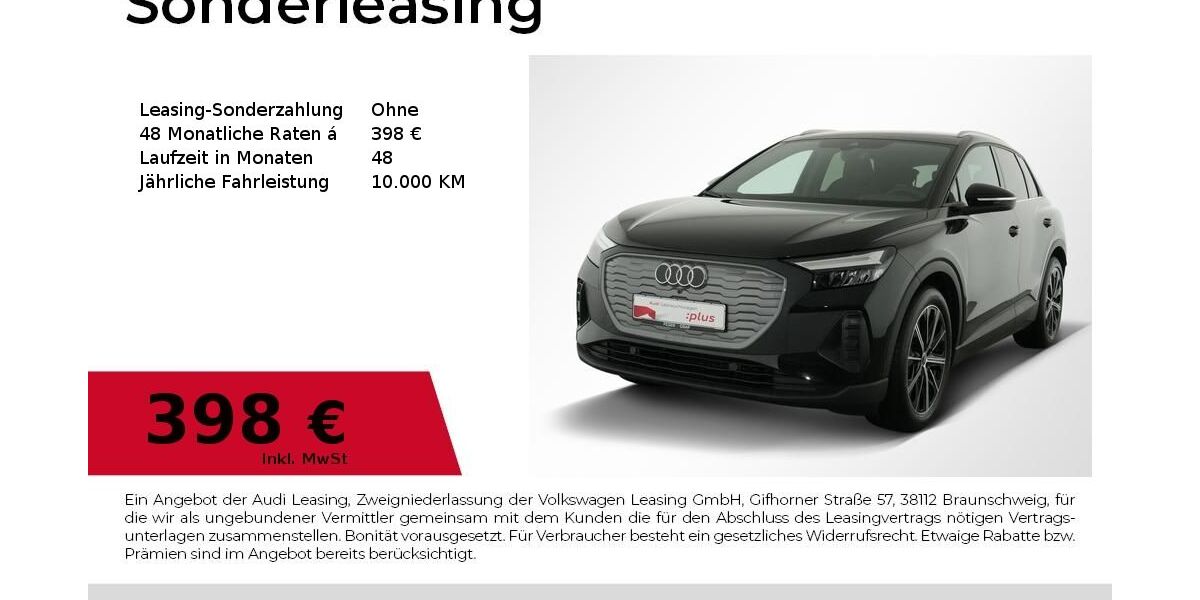 Audi Q4 1.970 km 38.880 &euro; Nürnberg 90411