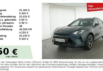 Cupra Formentor 16.750 km 31.450 &euro; Nürnberg 90441