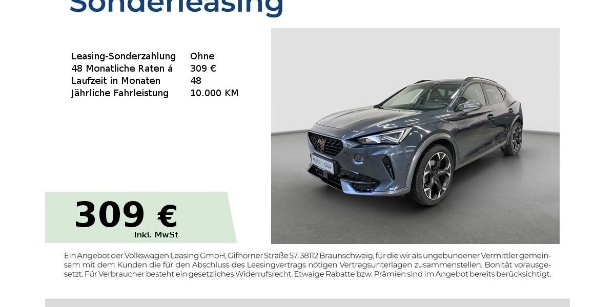 Cupra Formentor 49.400 km 24.480 &euro; Fürth 90763