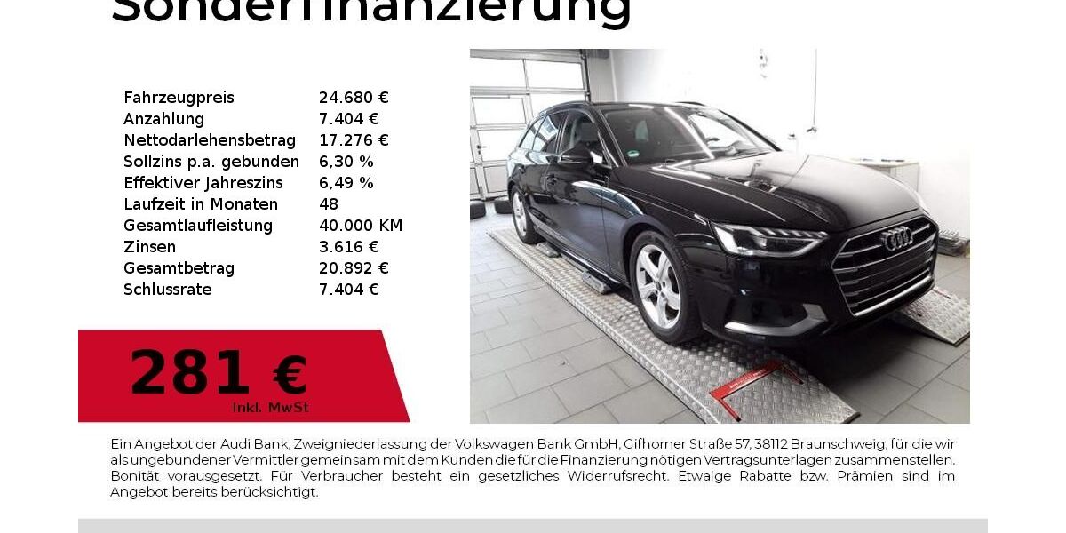 Audi A4 103.300 km 24.680 &euro; Nürnberg 90411