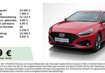 Hyundai i30 10.302 km 19.995 &euro; Fürth 90763