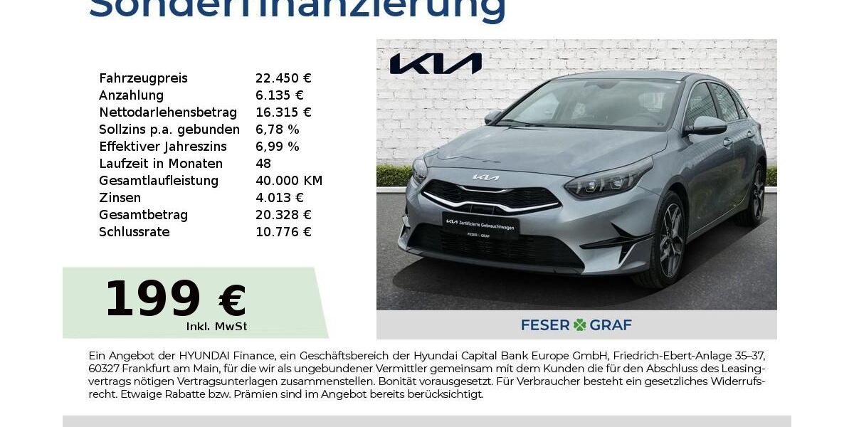 Kia ceed / Ceed 5.847 km 21.850 &euro; Roth 91154