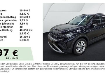 VW T-Cross 18.250 km 19.440 &euro; Nürnberg 90431