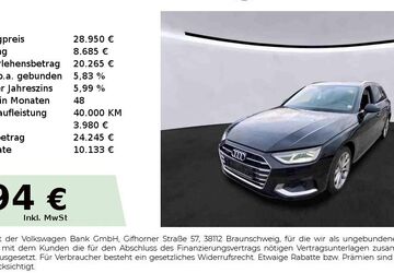 Audi A4 56.650 km 28.950 &euro; Nürnberg 90431