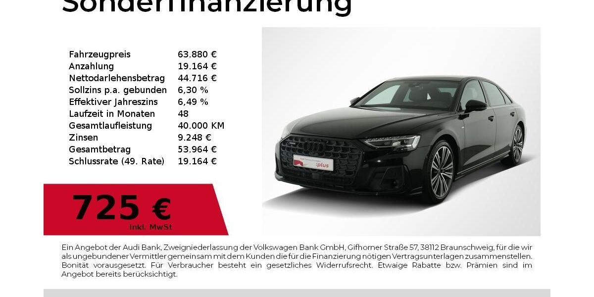 Audi A8 41.500 km 60.840 &euro; Nürnberg 90411