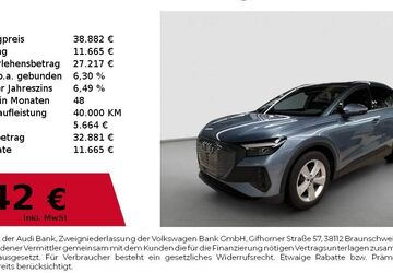 Audi Q4 e-tron 9.600 km 38.882 &euro; Nürnberg 90411
