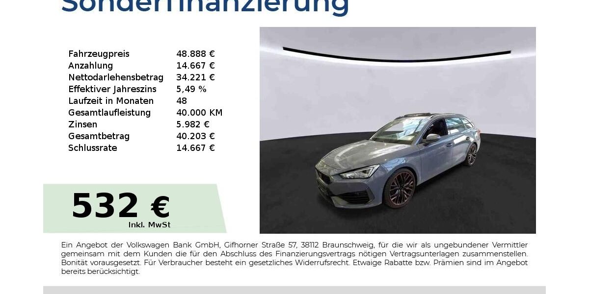 Cupra Leon 23.950 km 29.940 &euro; Nürnberg 90441
