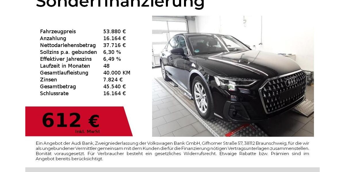 Audi A8 32.600 km 53.880 &euro; Nürnberg 90411