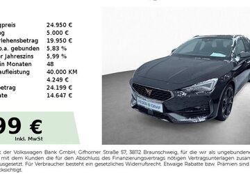 Cupra Leon 65.000 km 24.950 &euro; Schwabach 91126