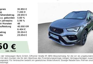 Cupra Ateca 18.700 km 35.850 &euro; Schwabach 91126