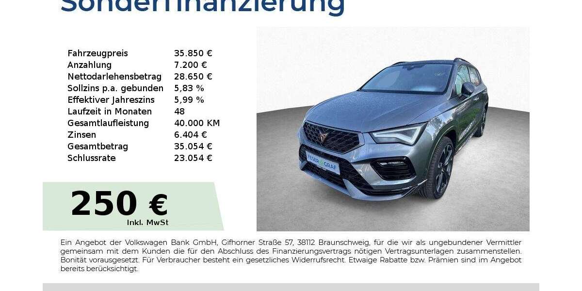 Cupra Ateca 18.700 km 35.850 &euro; Schwabach 91126