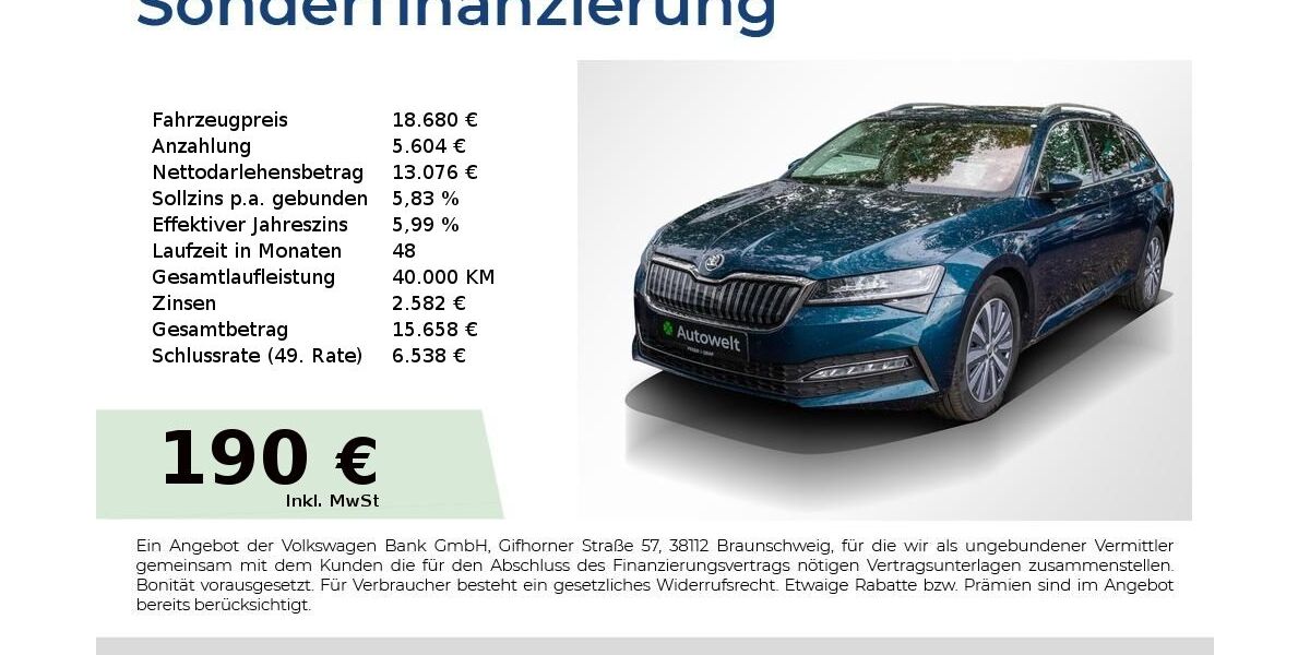 Skoda Superb 132.900 km 16.950 &euro; Nürnberg 90431